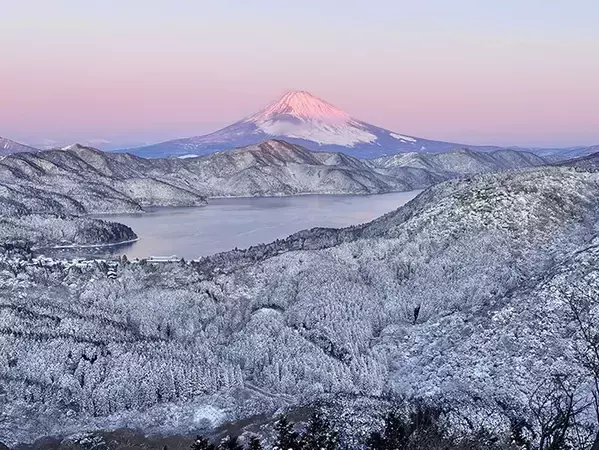 「半休を取ったかいがあった」　雪が降った翌日、箱根で見た風景が？