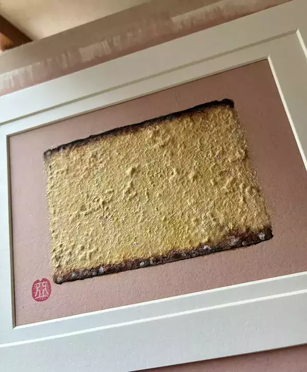 おいしそうな『カステラ』　引きで見ると？「天才か」「すごい技術」