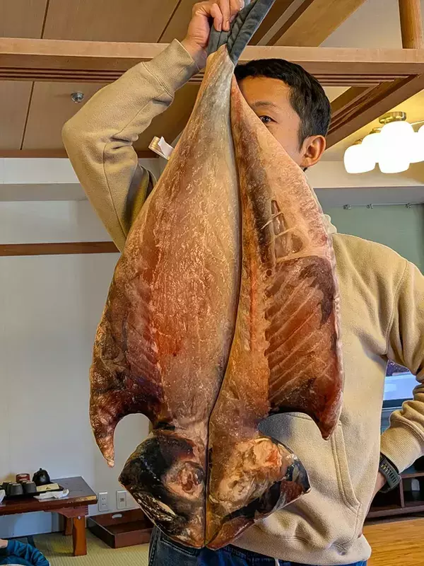 道行く人が「でっか！」　ベビーカーに乗っていたのは赤ちゃんと…「笑い止まらん」「大物ゲットだね」