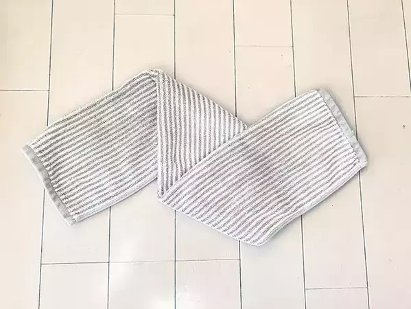 フェイスタオルを細長く折って…　外干し時間短縮テクニックがこちら！