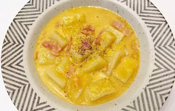 「今まで見たことない」「息子が感激」　餅とレンチンした『材料』は…？