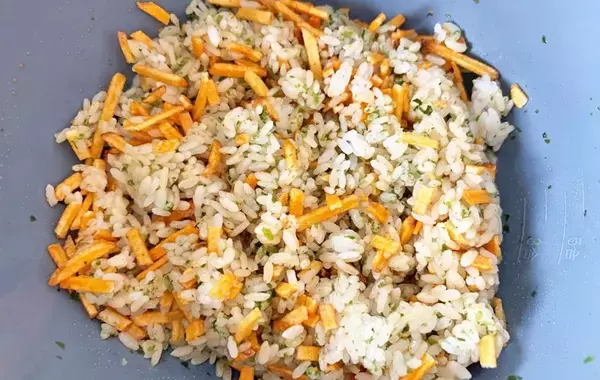 まさかの『具材』に中3息子が大喜び！　青のりご飯に混ぜたのは…？