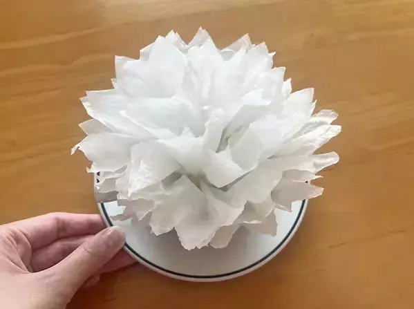 キッチンペーパーの真ん中を『輪ゴム』で留めたら…　できたものが“冬の室内”で活躍！