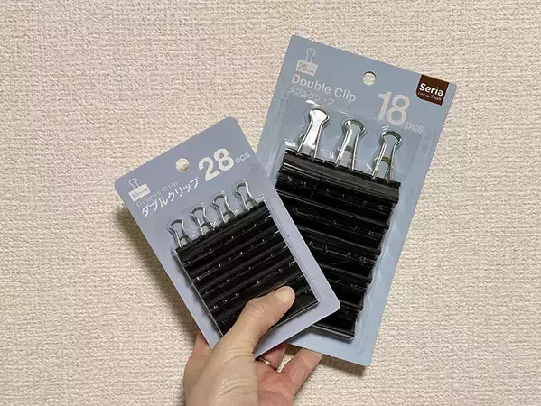 冷蔵庫のドアポケットにダブルクリップを挟んで？　日常生活が少し便利になる活用術