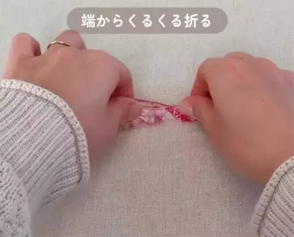 かつお節の袋は2回カットして…　簡単な袋の閉じ方に「試してみます」「初めて知った」