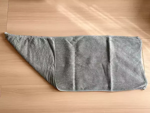 グチャグチャにならないタオルの畳み方　実践してみると？　「感動した」