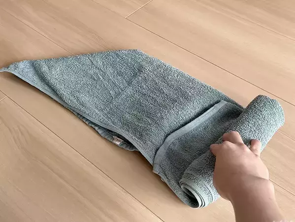 グチャグチャにならないタオルの畳み方　実践してみると？　「感動した」