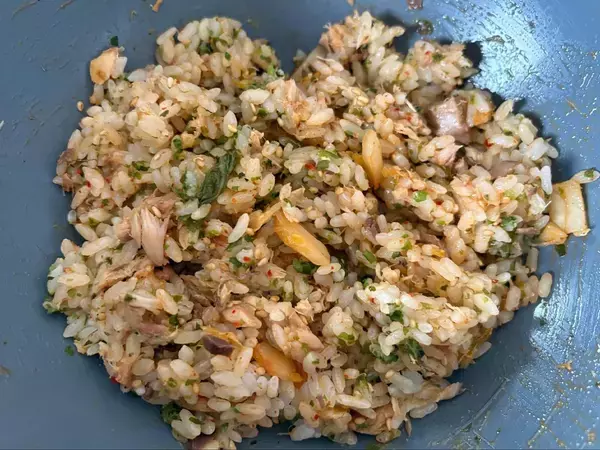 中3息子にぶっ刺さったおにぎり　意外な組み合わせに「神コンビ！」「毎朝これでもいいかも」