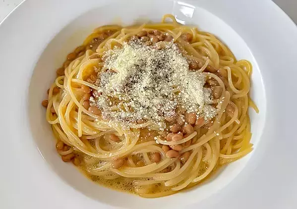 ミツカンが提案する混ぜるだけスパゲティ　入っていた具材に「新しい」「意外と合う！」