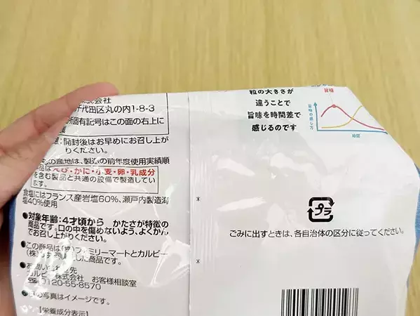 道具不要！　お菓子の袋を閉じる『折り方』があって？　「20秒でできた」