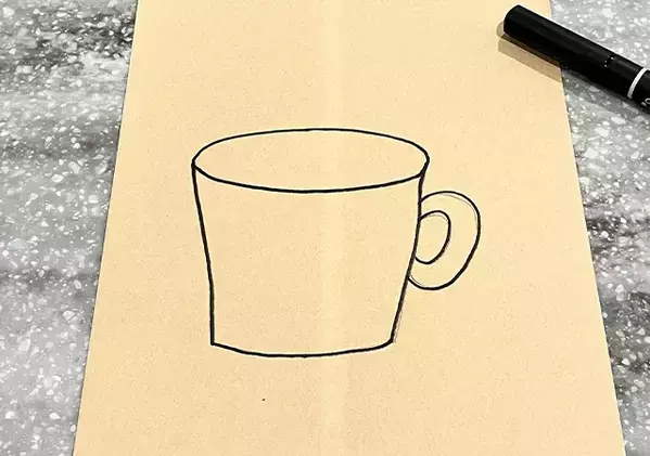 バレンタイン、茶封筒とマステがあればOK！　10分でできるカフェ風袋が？