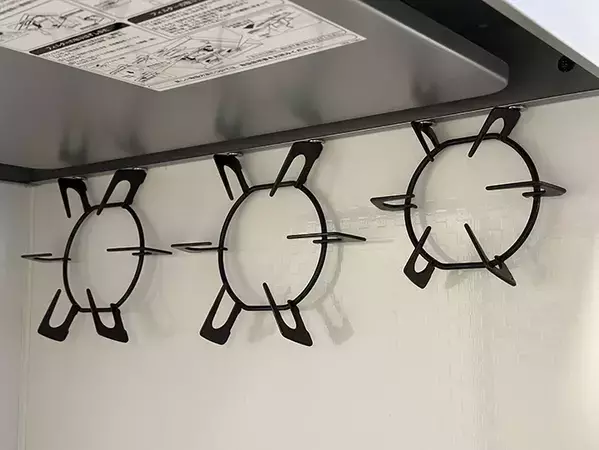 五徳を使わない時は浮かせて収納！　便利な100均アイテムに「もっと早く知りたかった」