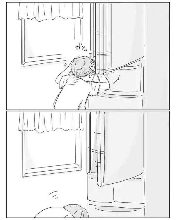 母親「ダメージ受けすぎ」　冷蔵庫を開けた息子の失敗に『14万いいね』！