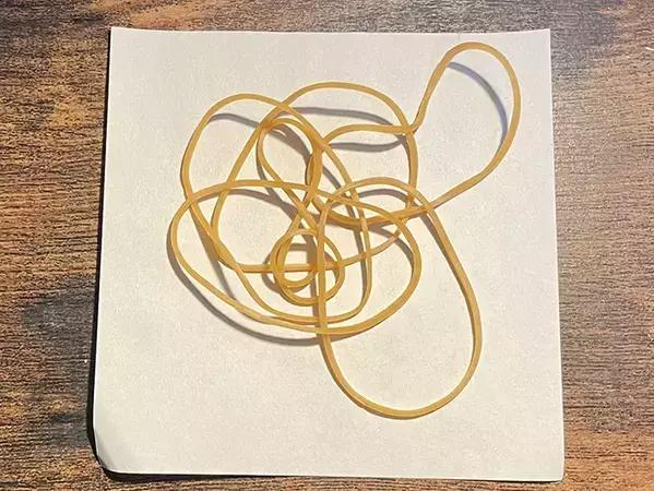 「印影がぼやける」と思ったら試してみて！　輪ゴムを使った意外な裏技