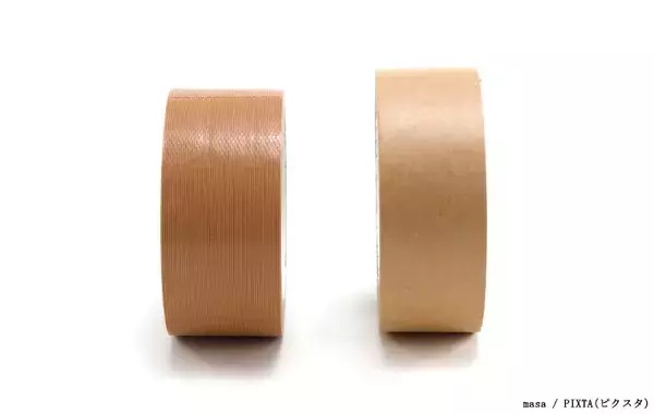 『ガムテープ』だと間違いです！　ダンボールなどに使う『茶色いテープ』の正しい呼び方は？