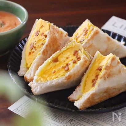 タッパーで『卵と納豆』を混ぜた後…　できたものが“ホテル級の仕上がり”で家族が絶賛！