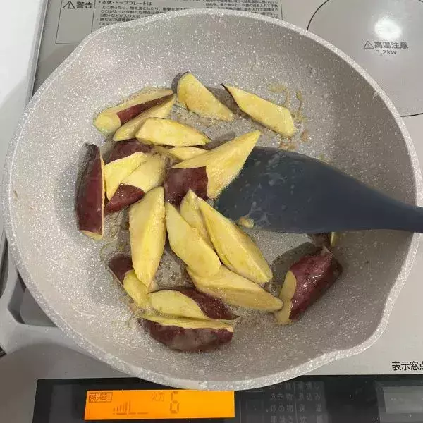 「もう揚げません」　サツマイモは『塩キャラメル』にするのが正解だった