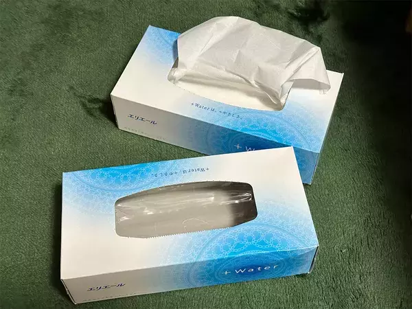 届いた郵便物をとりあえずイン！　ティッシュの空箱『リメイク術』に感動　「もっと早く作りたかった…」