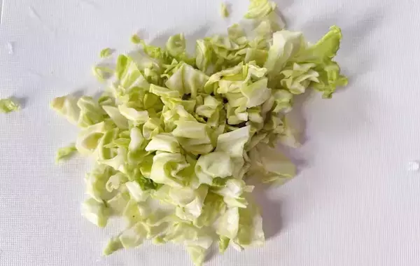 餃子を包むのやめました　肉だねと皮を重ねてチンするだけで…