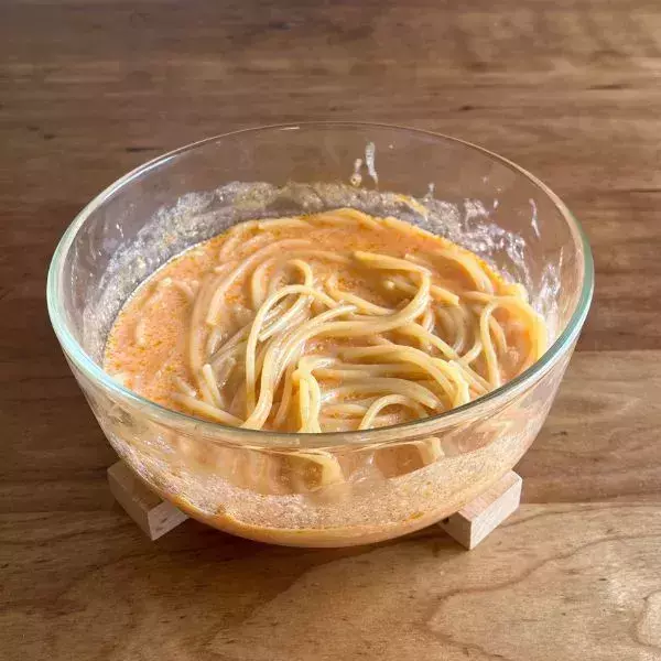 「家族に疑われた」　レンジで作ったパスタの味に「ウソでしょ？」「本格的すぎ」