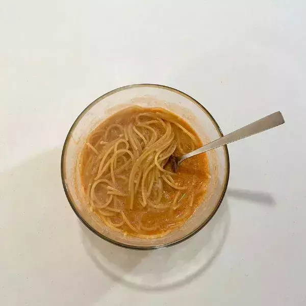 「家族に疑われた」　レンジで作ったパスタの味に「ウソでしょ？」「本格的すぎ」