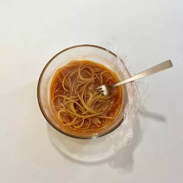 「家族に疑われた」　レンジで作ったパスタの味に「ウソでしょ？」「本格的すぎ」
