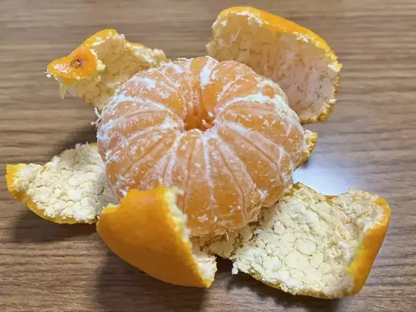 びっしりついたミカンの筋　スルリと剥ける方法に「気持ちいい」「絶対やる」　【暮らしの知恵4選】