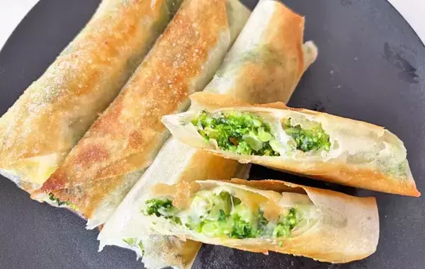 ホロホロ食感が新しい！　ブロッコリーたっぷりの春巻きレシピ【15分で完成】