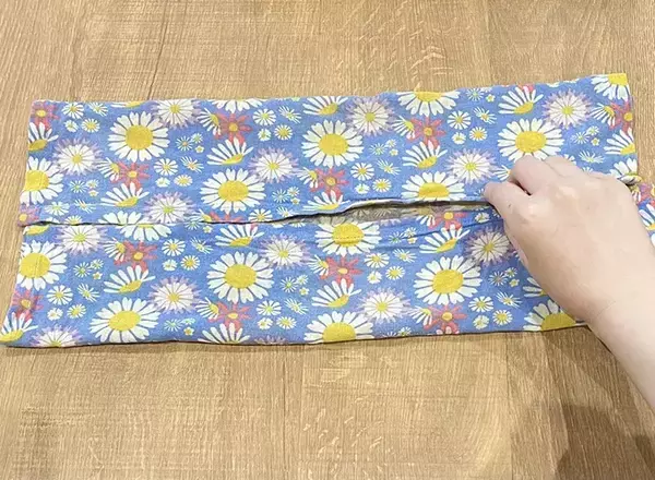 1分でできるキッチンクロスの『即席小箱』　薄い布でも自立する折り方に挑戦