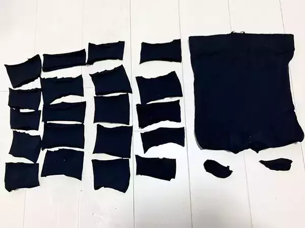 穴あきタイツで作る！　20個作れた“自作ヘアゴム”の手順と使用感