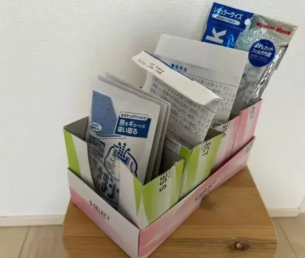 空のティッシュ箱を切って折るだけ！　思わぬ活用法に「目からウロコ」「絶対作る」