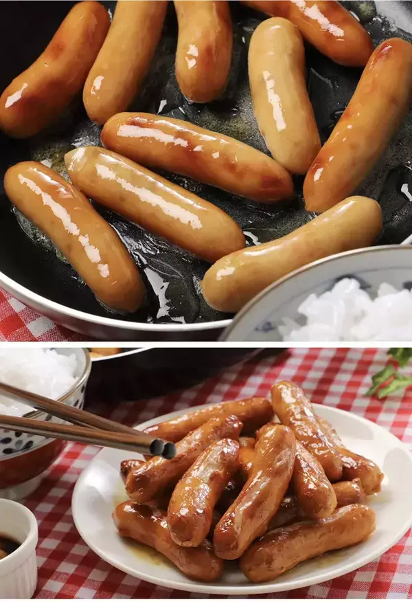 フライパンで焼く『ウインナー』に「まさか」「口に入れちゃう」 正体は？