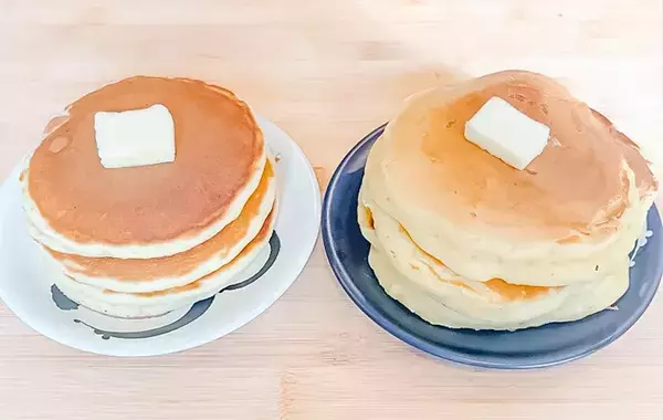 【比較】牛乳の代わりにヨーグルトを混ぜるだけ！　ホットケーキの簡単ふわふわアレンジ