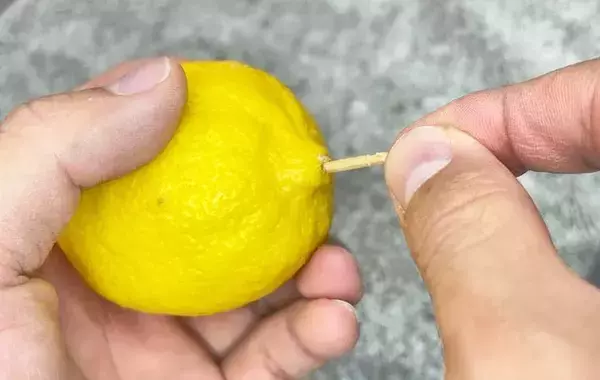 包丁いらず！　簡単にレモンを絞る方法に「手も汚れにくい」