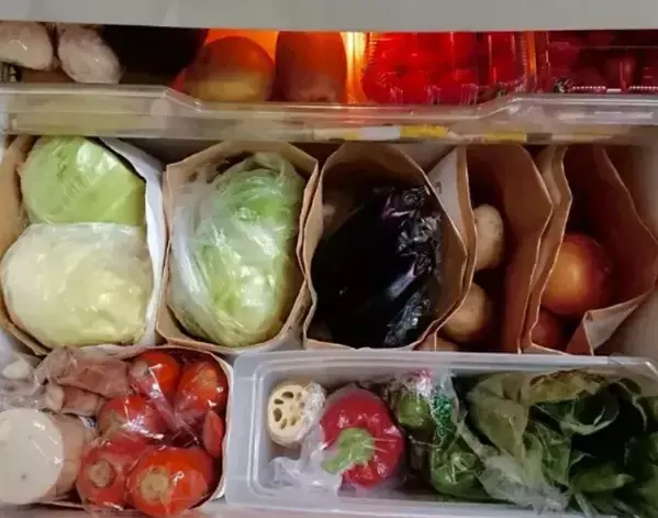 野菜室の仕切りに紙袋が正解　スッキリ片づく裏技が目からウロコ！【整頓テク4選】