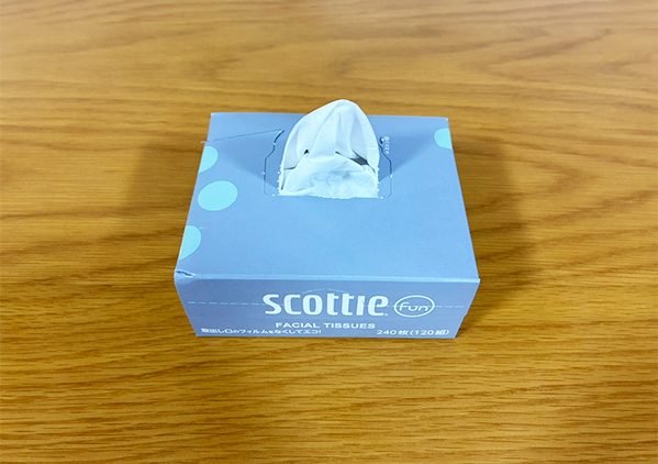 ティッシュを大量に持ち歩く人を見て！　ポケットティッシュを“コンパクトに一括収納”するアイデアとは