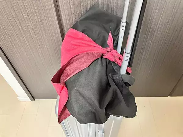 荷物がずれない固定術　風呂敷で安定させる方法【2選】