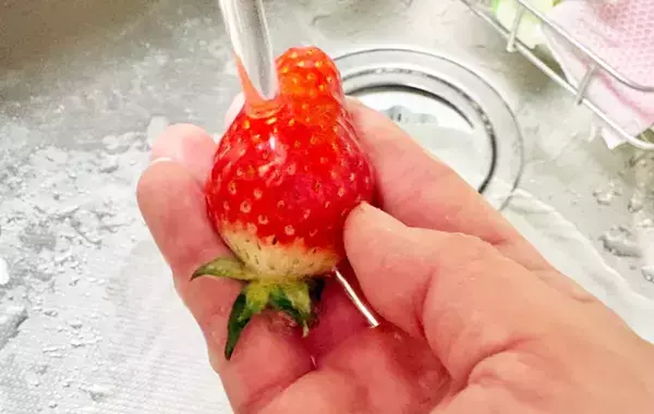 材料2つだけ！　すっぱいイチゴを甘く食べる方法に「家族がハマった！」