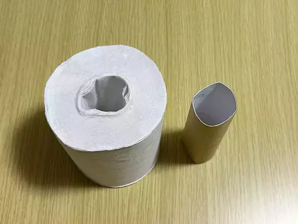 【30秒でできる】　トイレットペーパーから芯を抜く方法！　レジャーや避難用に便利