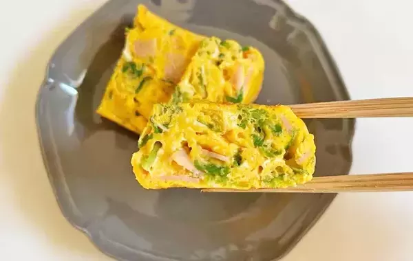 卵焼きのかさましにピッタリ！　混ぜた安い具材に「シャキシャキ」「弁当に入れたい」