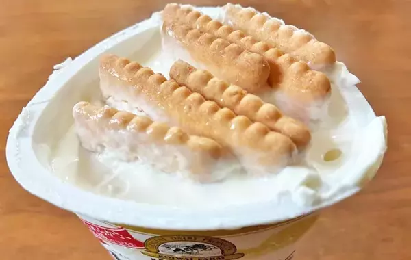 オーブンや火は一切不要　サブレとヨーグルトを重ねて冷やすだけ、ケーキレシピがうますぎた