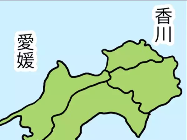 地図帳を眺めていた女性　県の形に関する『発見』に共感の声！【エッセイ漫画】