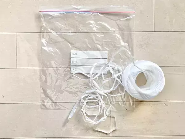 家にある“使用済みジッパー袋”が再利用できる！　ビニール紐の散らかりを防ぐ0円ライフハック