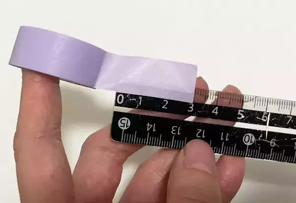 線を引かずに1cmカット　ハサミに『マステ』を貼るだけで直線作業が簡単になる裏技