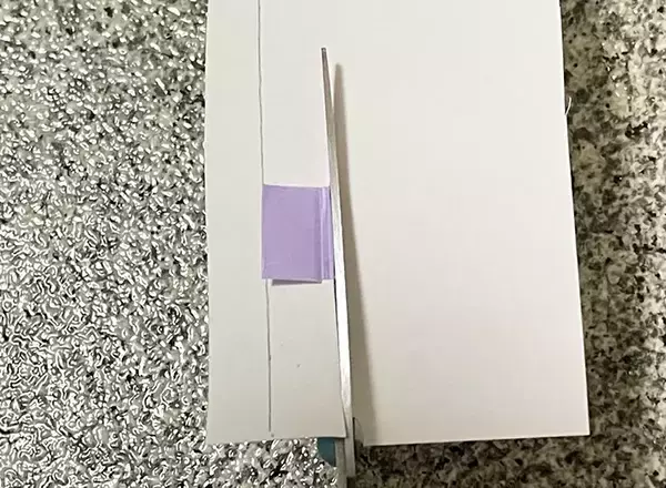 線を引かずに1cmカット　ハサミに『マステ』を貼るだけで直線作業が簡単になる裏技