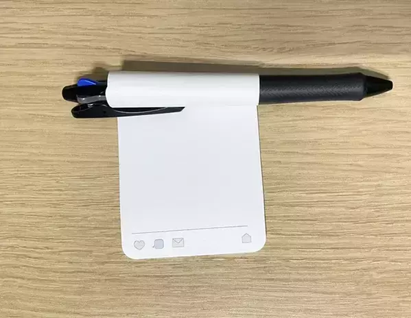 もう『ボールペンはどこ？』と探さない　付箋に一工夫するだけの簡単な裏技