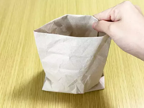 「今まで捨てていたのがもったいない」　緩衝材でゴミ袋を作る方法