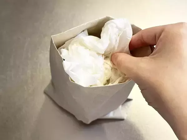 「今まで捨てていたのがもったいない」　緩衝材でゴミ袋を作る方法