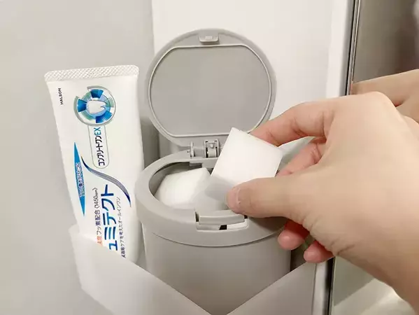 ワンタッチ綿棒ケースの『じゃない使い方』　実際に使ってみると？　「なかった頃には戻れない」