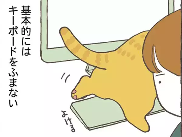 「キーボードを踏むか踏まないかは猫それぞれ」　漫画で描く『愛猫の性格の違い』に癒される！
